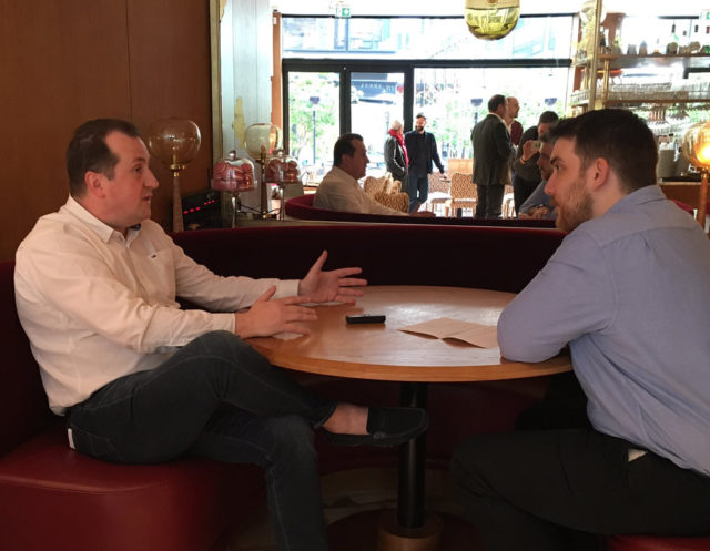 David Serruys, président du Paris Coffee Show interviewé par Café Mag. Photo : Collectif Café.