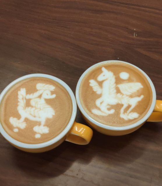 Latte Art par David Ly. Photo : Instagram David Ly