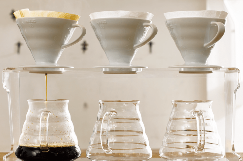 Préparation du café filtre en méthode douce – filtrage manuel - avec le V60  Hario - FLAVANA
